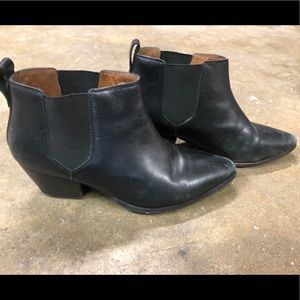 Leather Ankle Booties